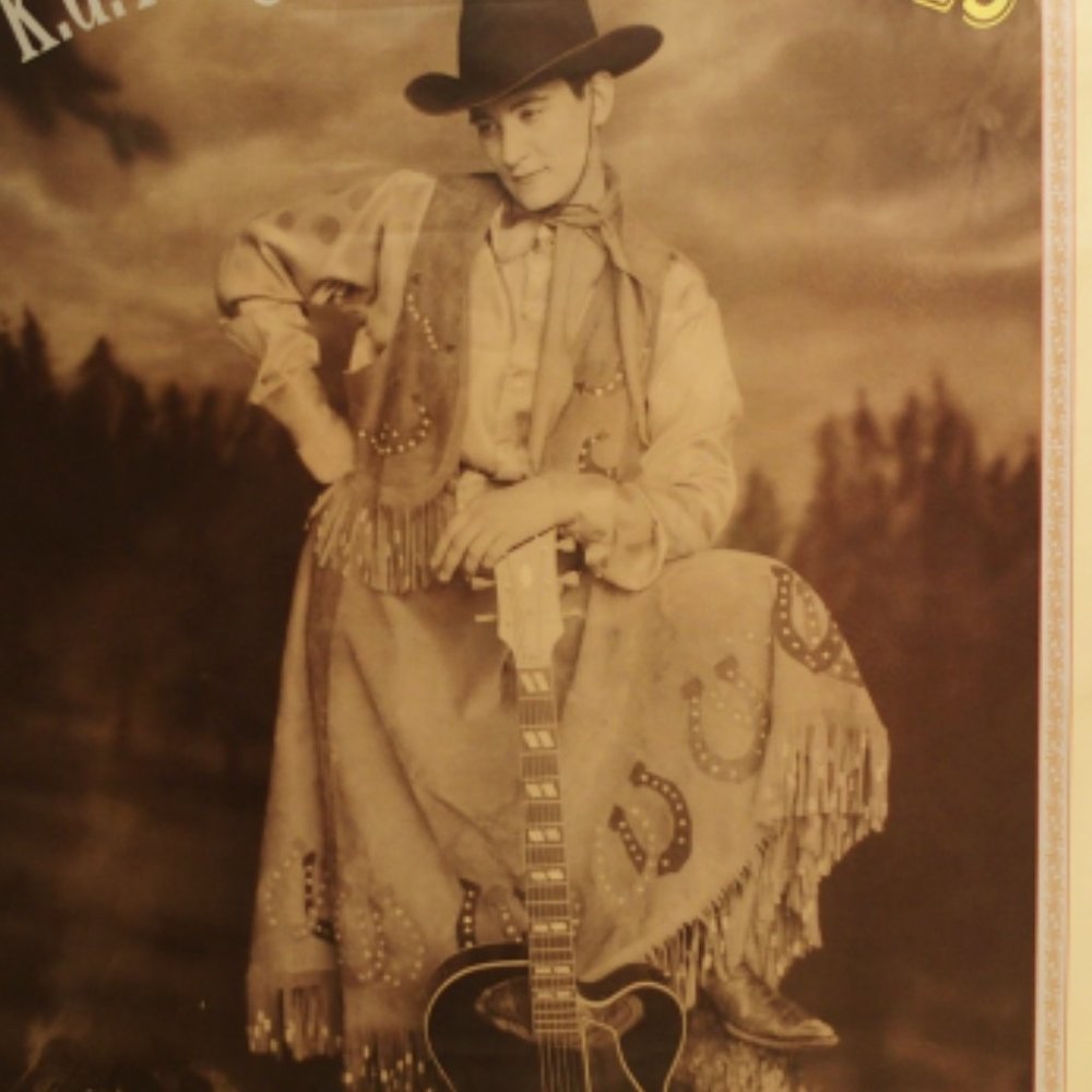 Vintage KD Lang poster